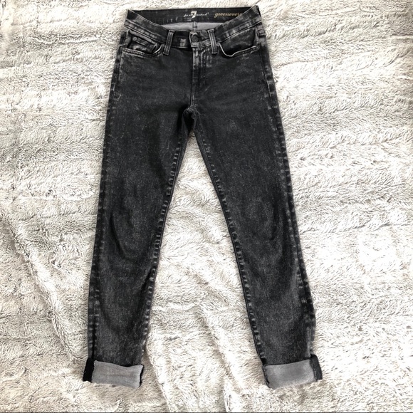 7 For All Mankind | Gwenevere Acid Wash Skinny - Picture 7 of 8